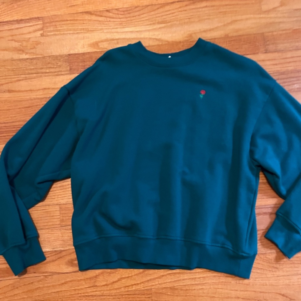 Victoria Secret Rose Crew Sweatshirt